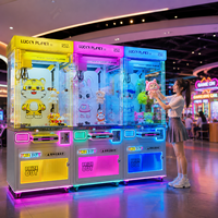 Mini machine à griffes commerciale à monnayeur avec force de préhension réglable pour peluches
