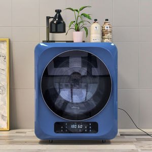 Séchoir à <span class=keywords><strong>linge</strong></span> compact sur pied, bleu cobalt, 3 kg, avec verrouillage enfant et filtre anti-bouloches à mailles fines – Vente directe usine - Product Image 4