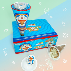 Manufacturer OEM <strong>Sweet</strong> Crispy Ice Cream Chocolate Toys New Package Custom Biscuit Milk Flavored Cream Rice Crispy Wafer <strong>Cone</strong> - Product Image 5