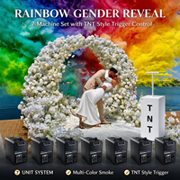 Machine à fumée colorée 3500W avec effet lumineux DMX 512 pour mariage, DJ, scène, spectacle musical, fête de révélation du sexe, événement