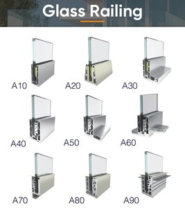 Ringhiera <span class=keywords><strong>in</strong></span> Vetro Temperato Senza Telaio con Profilo a U <span class=keywords><strong>in</strong></span> Alluminio Moderno di Alta Qualità, Illuminazione LED per <span class=keywords><strong>Balcone</strong></span>, Terrazza e <span class=keywords><strong>Sicurezza</strong></span> Esterna di Ville - Product Image 6