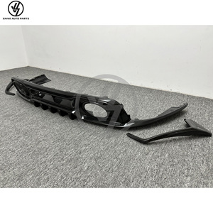 Tehart Style Dry Carbon Fiber Rear Diffuser for Porsche 992 Turbo S 2020-2023 Carbon Rear <b>Lip</b> With Rear <b>Splitter</b> Car Parts - Product Image 2