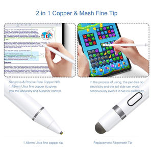 Lápiz Óptico Capacitivo Universal de Aluminio 2 en 1 de Alta Sensibilidad para Escribir y Dibujar en Teléfonos Android - Product Image 3
