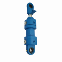 Cylindres hydrauliques à double effet robustes avec surface chromée dure pour utilisation en excavatrice, équipement spécial pour l'industrie lourde