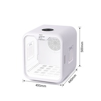 Sèche-cheveux pour animaux de compagnie écologique, petit, en plastique ABS, séchage automatique rapide, faible bruit, souffleur chauffant pour le toilettage des chats à domicile