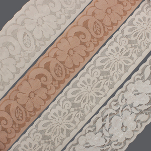 Высококачественная защищенная эластичная тесьма кружевная модная эластичная кружевная отделка пояс кружевная эластичная тесьма - Product Image 4