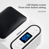 Professionnel 48w Pro Cure Sans Fil Double Lumière Rechargeable Sans Fil UV LED Gel Sèche Lampe à Ongles pour Salon Manucure