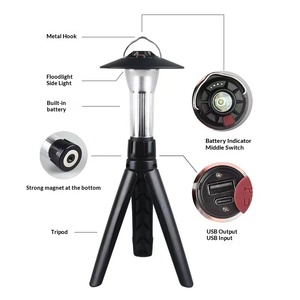 Torcia LED da Campeggio per Esterni, Mini Portatile <span class=keywords><strong>Ricaricabile</strong></span> USB, Certificata CE, 5000K Luce Diurna, Materiale ABS - Product Image 2