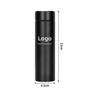 Gobelet isotherme en acier inoxydable en gros avec affichage intelligent de la température, 500 ml, isolation thermique 6-12h - Product Image 1