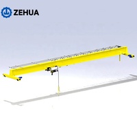 Pont roulant monopoutre européen Zehua 10t 5 tonnes mobile, neuf, pour usage en atelier, hauteur de levage 12m, portée 10m