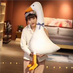 Nuovo Peluche di <span class=keywords><strong>Oca</strong></span> <span class=keywords><strong>Bianca</strong></span>, Simpatico Giocattolo Imbottito a Forma di <span class=keywords><strong>Oca</strong></span>, Cuscino Peluche a Forma di Anatra per Regali ai Bambini - Product Image 5