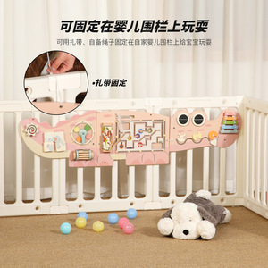 Jeu de labyrinthe mural en bois en forme de crocodile pour enfants, jouet éducatif de 4 à 6 ans - Product Image 4