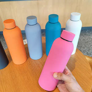 Sports Bottle 500ml Double Wall Vacuum Insulated Reusable Outdoor Water Flask - Product Image 2
