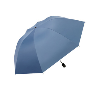 Parasol Pliant Double Usage en Tissu Anti-UV avec Tige en Acier – Bleu Marine, Vert Moutarde, Bleu Clair, Rouge Cerise – Cadeau d'Affaires - Product Image 2