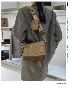 Sac seau tendance en PU pour femme avec doublure en fibre de polyester et motifs géométriques, idéal pour porter ou accrocher en bandoulière au printemps - Product Image 6