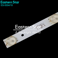 Bande lumineuse LED pour téléviseur ES-5554/10 C-HWBW43D560, barre LED en aluminium pour réparation de téléviseur KONKAA 43 pouces