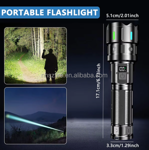 Sạc dự phòng tích hợp đèn pin 5000mAh, độ sáng 1000 lumen, công suất 30W, sạc nhanh Type-C và màn hình hiển thị, dùng cho cắm trại và trường hợp khẩn cấp - Product Image 4