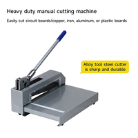 Machine de découpe manuelle robuste pour tôles métalliques, cuivre épais, aluminium et papier, avec fonction de finition de circuits