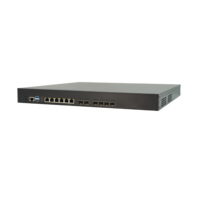 I7-8700 PC pare-feu 1U avec 6 * NIC et 6*10G SFP prise en charge 6/7/8/9e génération WIFI-6 1 * VGA + 1 * HD 1U pare-feu serveur appareil vpn pc