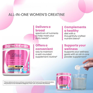 עיצוב לנשים: 5000mg קריאטין אבקה עם קולגן, bcas, חומצה היאלורונית, inositol, ויטמין d3 - Product Image 5
