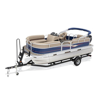 2025 Kinlife luxe 11m aluminium verre maison ponton bateau Yacht avec moteur hors-bord pêche sport Restaurant vacances touristiques