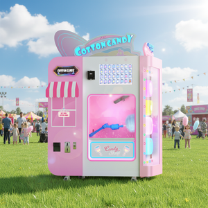 Nouvelle Conception Personnalisée FUNVENDING Distributeur Intelligent de Barbe à Papa Haute Productivité 110-220V pour Centres Commerciaux et Parcs d'Attractions - Product Image 2