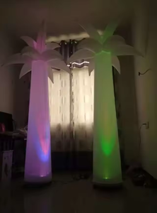 Decorazioni di scena su misura luce LED grande gonfiabile germogli di bambù colonna Blow Up illuminazione cono Tuck per la decorazione di eventi - Product Image 3