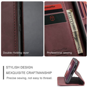 CaseMe เคสโทรศัพท์มือถือ Xiaomi 12 Ultra,เคสฝาพับหนังแท้ดีไซน์เรียบใส่บัตรได้สำหรับ Xiaomi <span class=keywords><strong>Mi</strong></span> 12 12X 11 <span class=keywords><strong>Mi</strong></span> 10T - Product Image 2