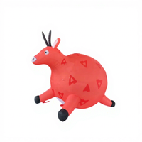 Modèle de chèvre gonflable géant personnalisé, animal gonflable de dessin animé pour la publicité d'événements en plein air