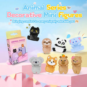 Nueva Figura Decorativa Kawaii de Capibara, Muñecos Papa en Caja Sorpresa, Mini Figura Decorativa para Escritorio, PC y Teléfono <span class=keywords><strong>Celular</strong></span> - Product Image 3