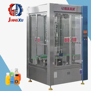 JiangXu Solução Embalagem Completa Design De Linha Inteligente Máquina Tampadora De Parafusos Garrafa De Plástico