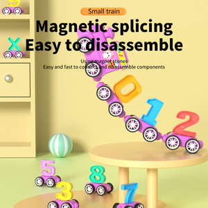 <span class=keywords><strong>Train</strong></span> numérique amusant à assembler, ensemble magnétique numérique pour l'éducation de la petite enfance, bloc magnétique, mini jouet de <span class=keywords><strong>train</strong></span> - Product Image 6