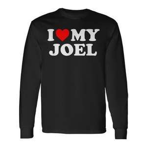 Camiseta de manga larga I Love My Joel - Product Image 1