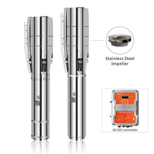 1500W 1500 W 2Hp Ac Dc <b>Submersible</b> Bombas De Agua De 3 Pulgadas Solar <b>Pumps</b> Water <b>Pump</b> - Product Image 1