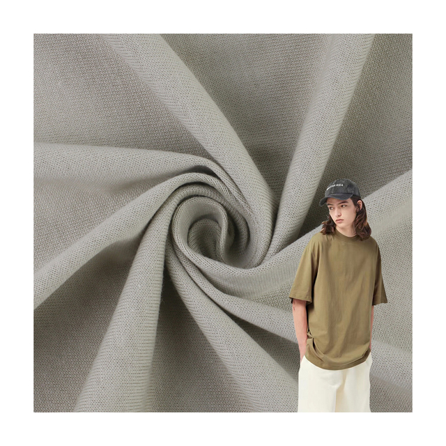 High Quality 210 Gsm 100% Cotton Sportswear Combed Single Jersey Fabric for Men's and Women's T-shirt