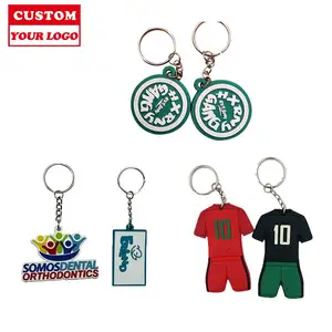 3D Keychain Rubber Keychain Custom Made String 3D Logo Custom Rubber Pvc Keychain