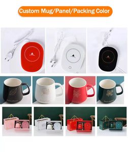 Özel Logo akıllı isıtma pedi sıcaklık kontrolü 55 derece seramik ısıtmalı kahve kupa elektrikli şarj kupa ısıtıcı - Product Image 4