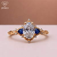 Diamant de laboratoire CVD de couleur D-F, certifié IGI, taille fantaisie bleue, sans défaut, pierre libre pour la production de bijoux haut de gamme