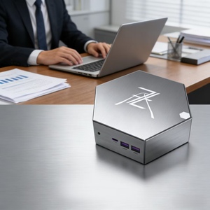 Mini <span class=keywords><strong>PC</strong></span> portable pour divertissement en voiture, lecture audio-vidéo, design compact pour les voyages en véhicule, lecture de films et de musique, utilisation stable - Product Image 3