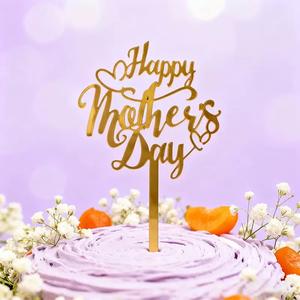 Décorations de gâteau Skytop, décorations d'anniversaire, Joyeux anniversaire, décorations pour la fête des mères et des pères, inserts pour gâteau « Oh bébé », « Monsieur et Madame » - Product Image 4