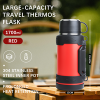 Bouteille isotherme portable en acier inoxydable Hong Ling pour le camping, avec logo personnalisé
