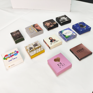 Boîte à cils en papier pressé <span class=keywords><strong>de</strong></span> haute qualité, logo personnalisé <span class=keywords><strong>de</strong></span> luxe, impression couleur intégrale, écologique, biodégradable, recyclable, en carton ivoire - Product Image 4