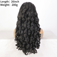 Extensions de queue de cheval pour femmes, 26 pouces de long, boucles souples et volumineuses, style Roman Roll Wave, avec cordon de serrage, texture Yaki, boucles spirales