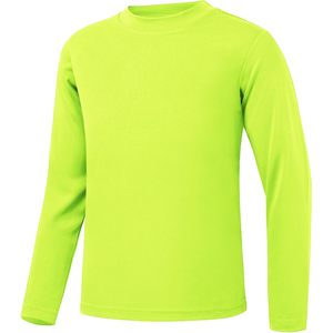 Neon <b>Long</b> <b>Sleeve</b> Rash Guard UPF 50+ Dry Fit Athletic Shirt For Kids Boys Girls Sports <b>Undershirt</b> 100% Polyester - Product Image 3