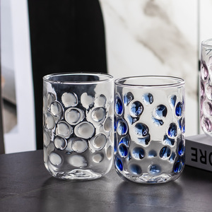 Copa de champán creativa de corte alto y bajo con grabado, de vidrio de borosilicato de alta calidad - Product Image 5