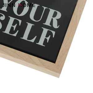 Handmade phong cách đơn giản vuông đen MDF Tường Khung tùy chỉnh trang trí nhà nghệ thuật màn hình in ấn trang trí khung ảnh - Product Image 3