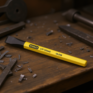 Ciseau Stanley 3/8 po 10 mm en acier trempé pour outils de travail du métal et du bois - Product Image 3