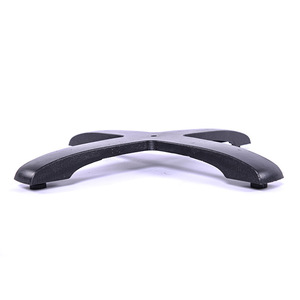 Base de Mesa Metálica en Forma de Cruz Negra 520x520xH720mm, Mueble de Restaurante Resistente, Diseño Industrial, Apariencia Moderna - Product Image 4