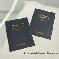 Libro de Contratos Impreso Personalizado al por Mayor, Folleto de Acuerdo Comercial de Tapa Blanda con Impresión de Logotipo