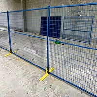 Panneaux de clôture de chantier temporaires à soudure complète YC avec plaque de base amovible – Clôture de chantier durable et sécurisée